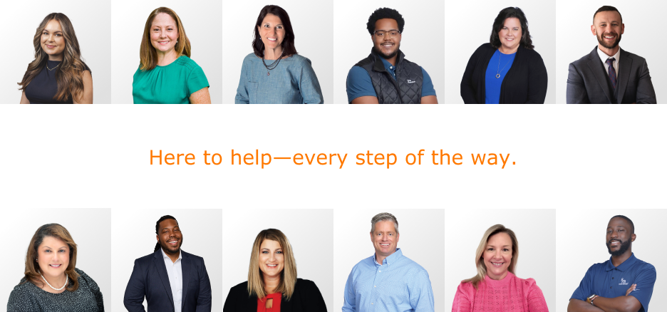 Here to help—every step of the way.